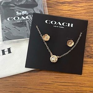 Coach Necklace/Earring Set